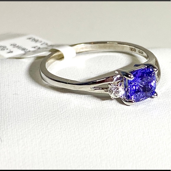 14K, Tanzanite, Diamond Appraised Ring (6.5) - Picture 5 of 10